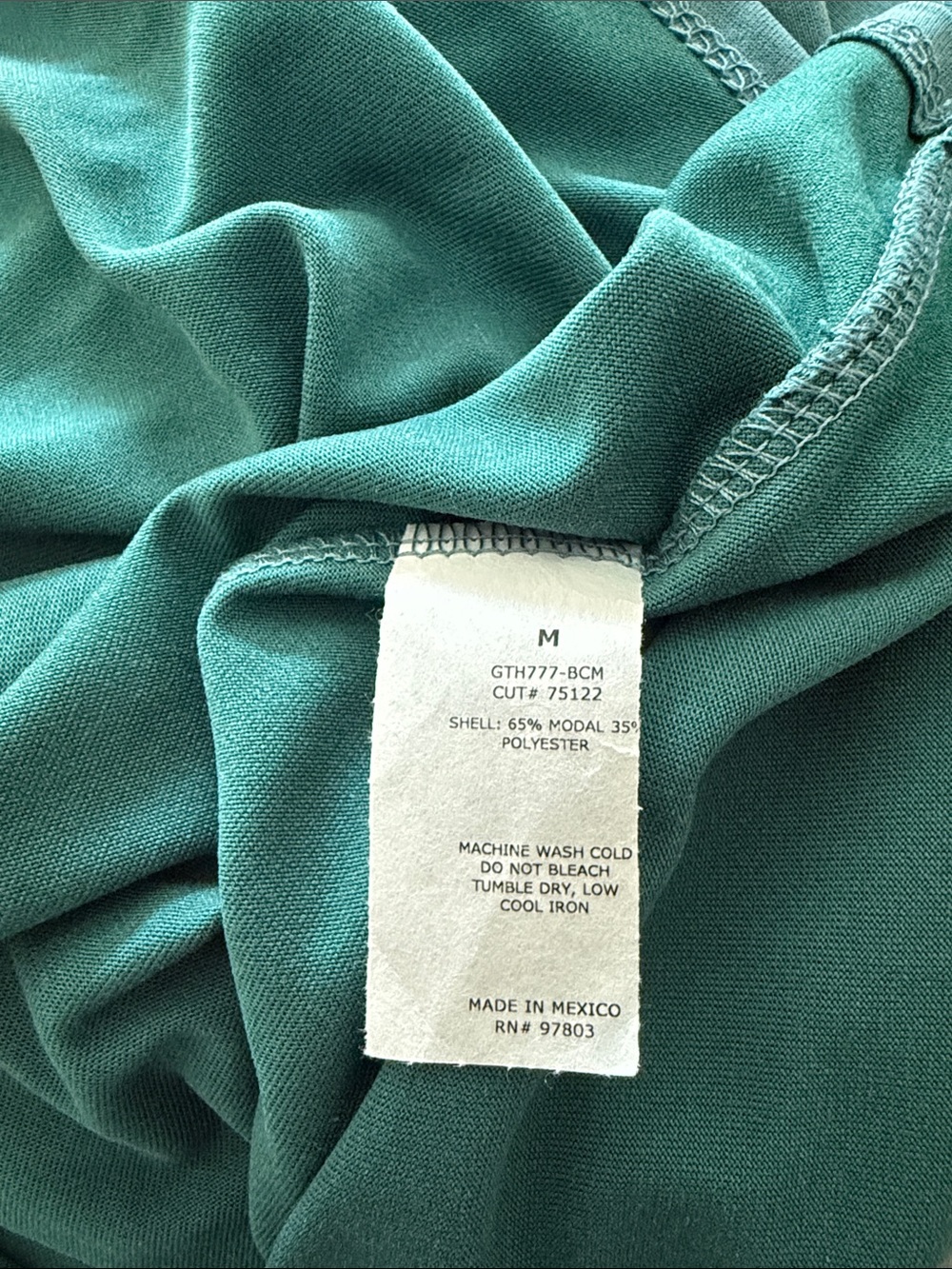 Green Envelope Top - Picture 4 of 4